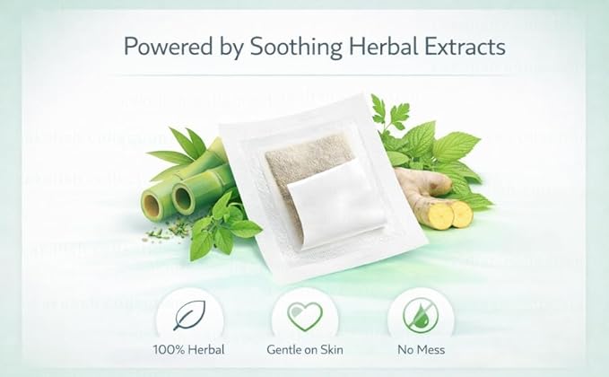 SilkSoothe Night Foot Pads — Plant-Based Detox with Acupoint Micro-Massage.